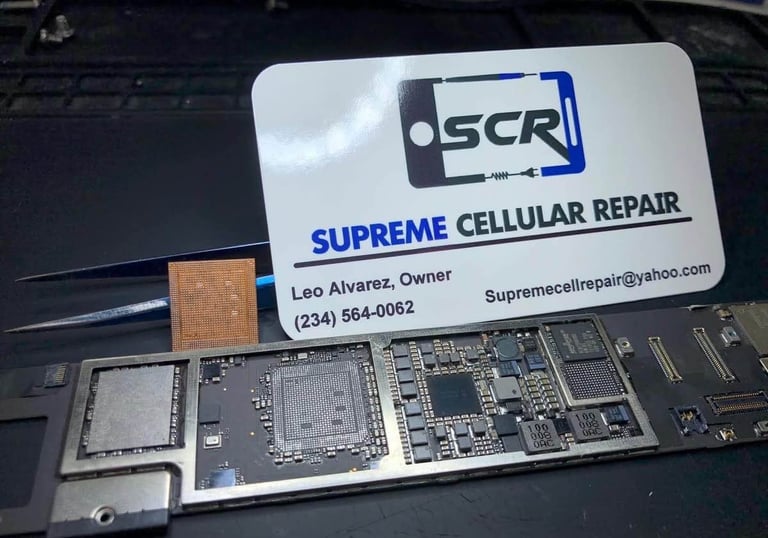 Component-level electronics repair at SCR